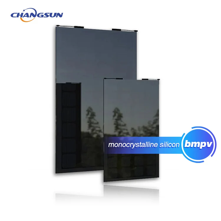 BIPV factory hot sale solar panels  BIPV module commercial building photovoltaic facade house surface Solar Panels System
