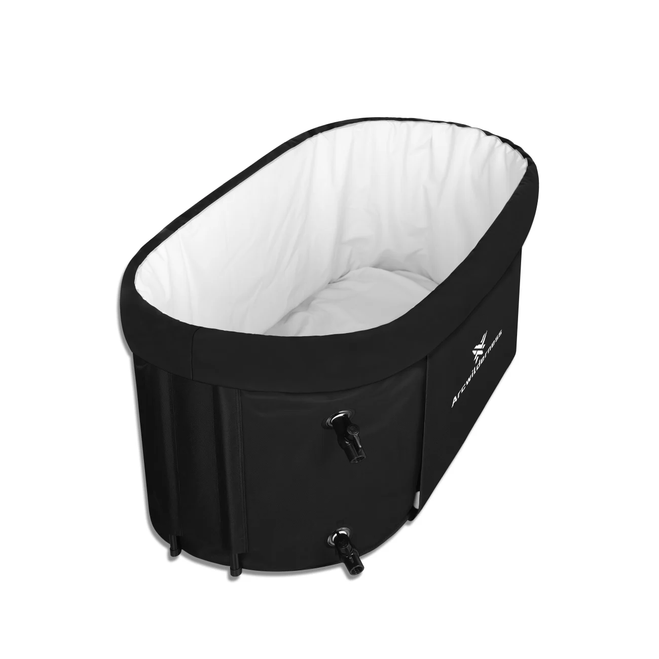 Insulated Ice Pod Replaceable Inner Liner Oval Cold Plunge ice bath tub 400L Portable Detachable Outdoor Ice Bath Tub