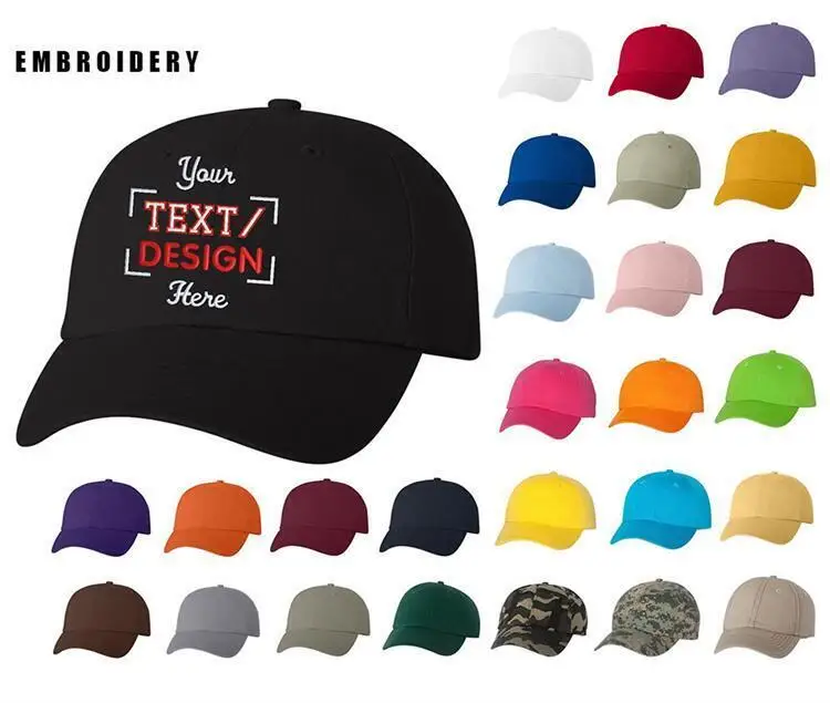 European And American Gold Thread Embroidered Baseball Hat Braid Distressed Ponytail Hat Sun-poof Ywayed Retro Washed Dad Hats