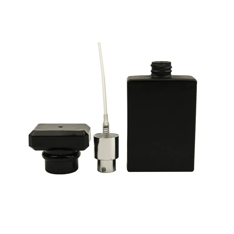 wholesale 30ml 50ml 100ml normal square perfume glass bottle for  Customised Perfume Bottle 1oz Spray Perfume container