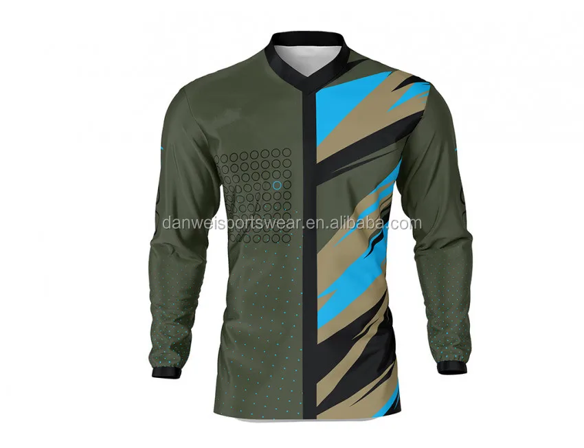 
Get half half design printing customize your own motocross jersey 