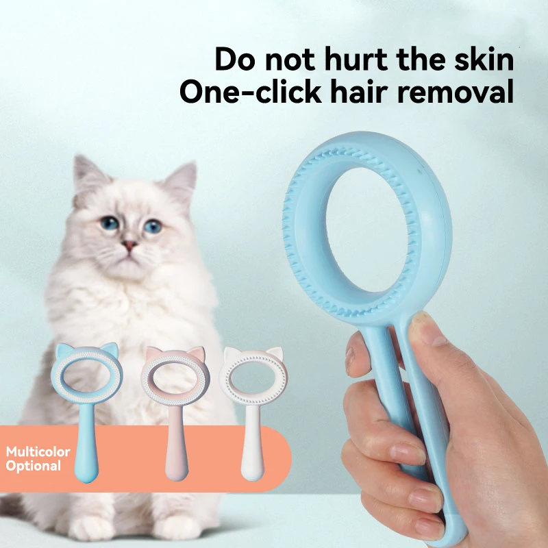New Design Pet Double Sides Brush Hair Remover Doughnut Shape Cat Dog Grooming Comb