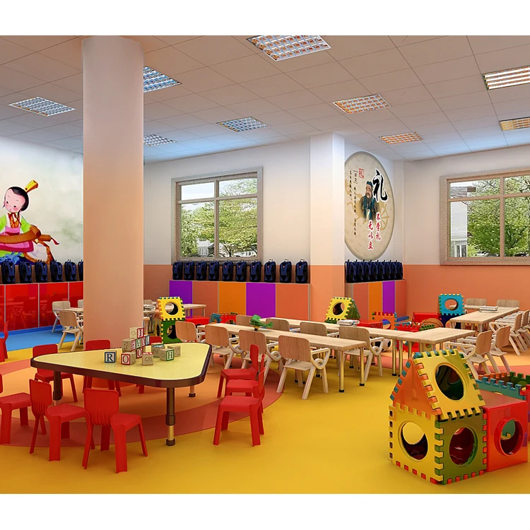 New Product Children Study Room Plastic Furniture Nursery School Preschool Furniture Sets