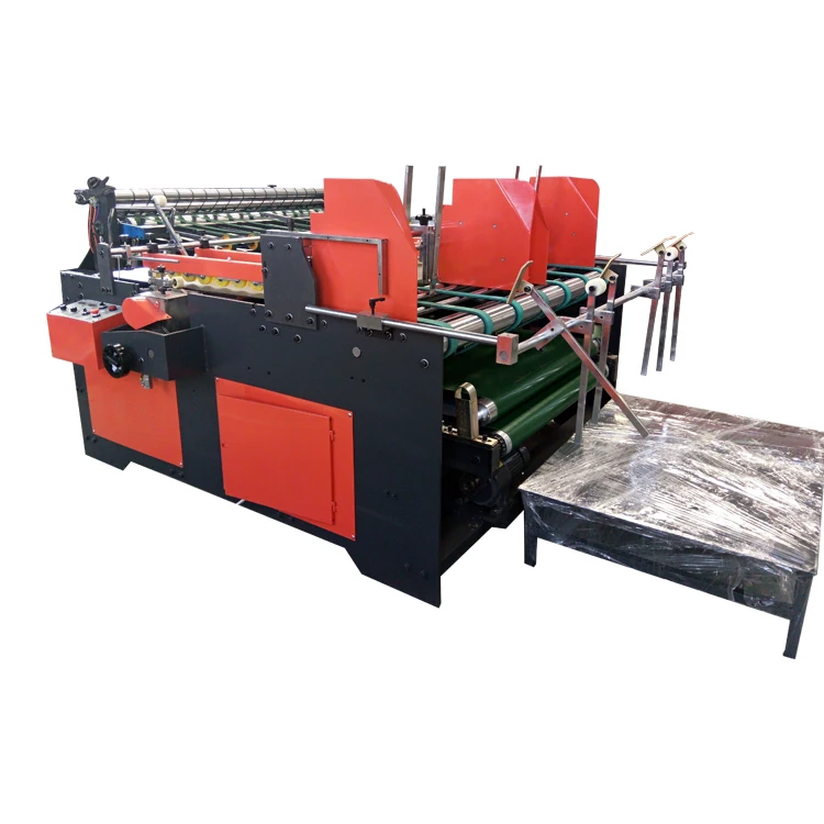 Easy operate press type  carton  folder gluer  machine for die-cutter box