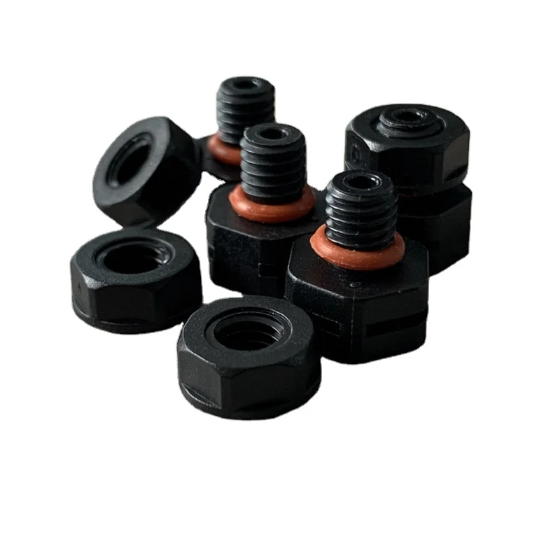 
M6 Black Waterproof Breathable Screw Valve for Outdoor Devices 