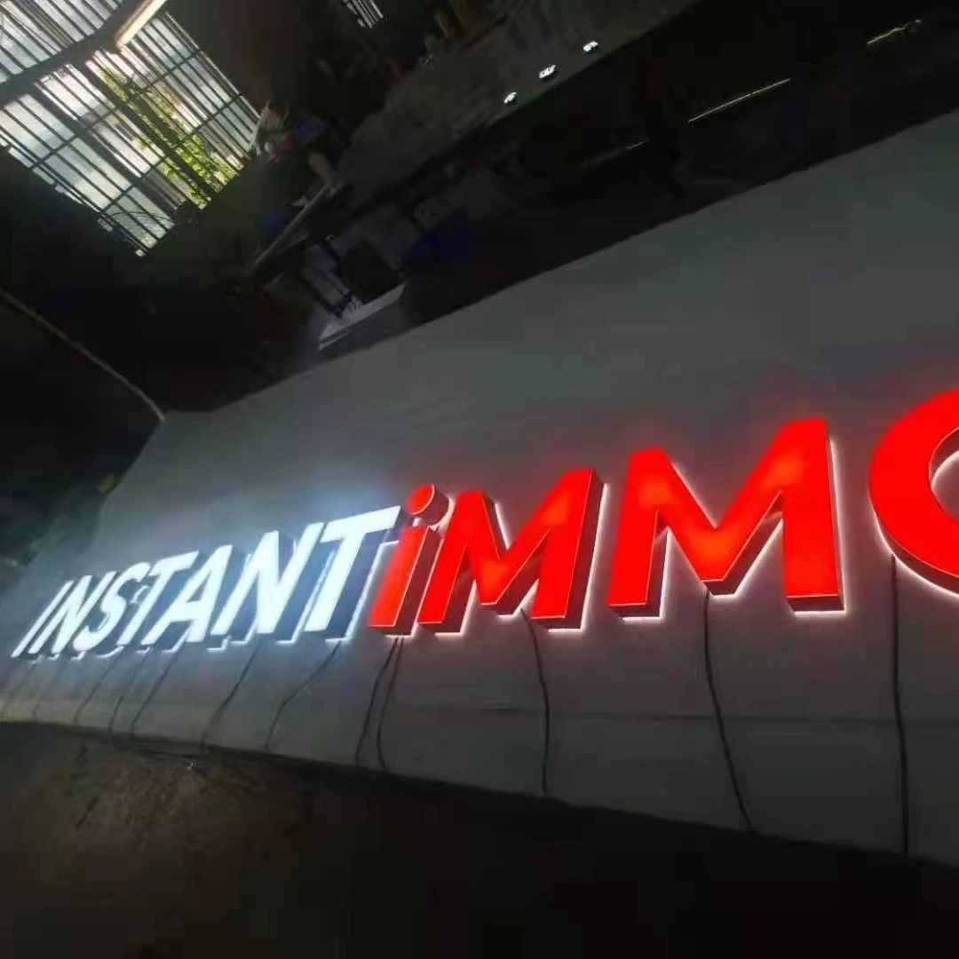Supplier customized outdoor signage acrylic custom with light door store sign 3d hotel led signage