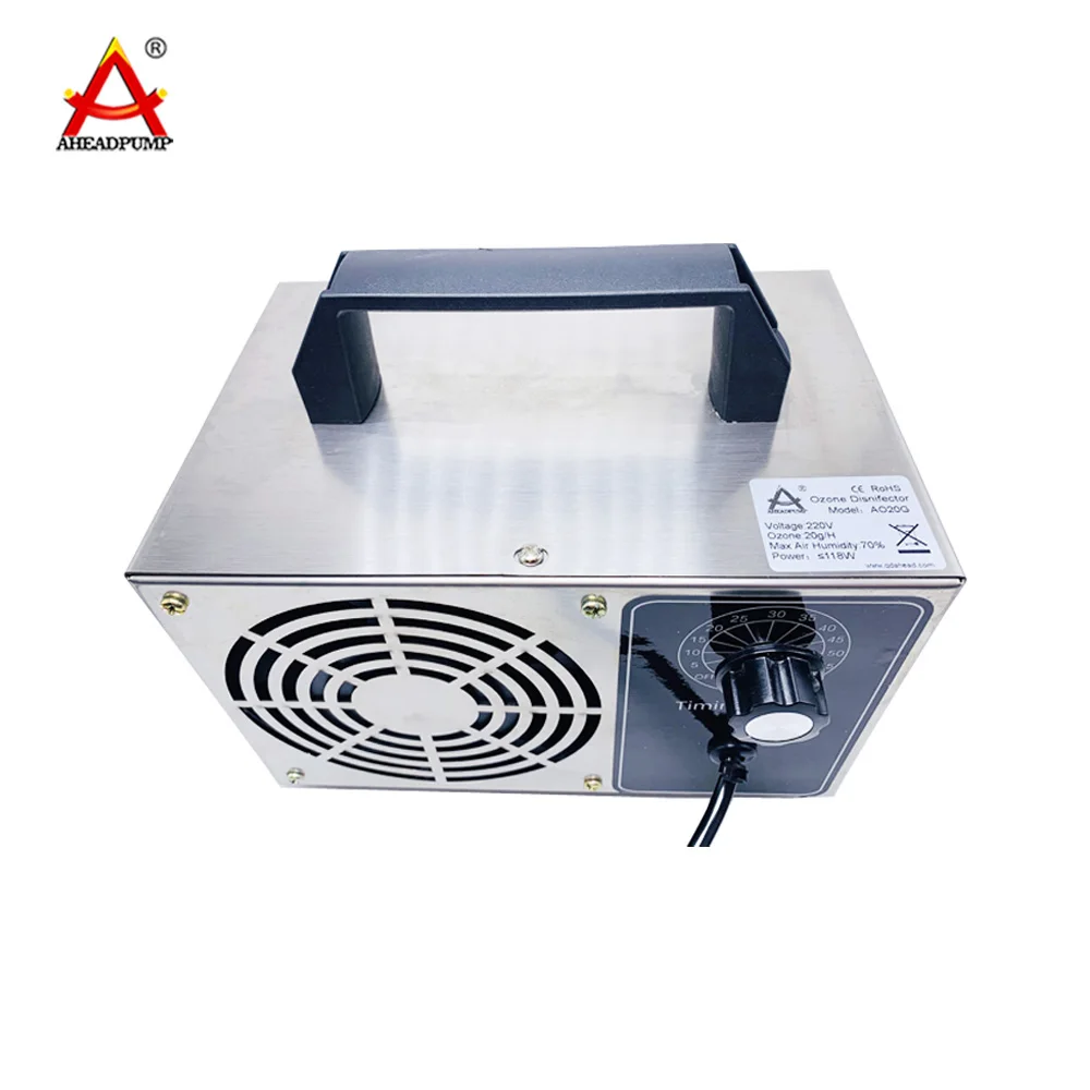 Портативный генератор озона 20 г с таймером на 120 минут керамический очиститель воздуха