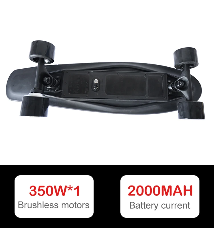 
Fashional Cheap Skate Board Remote Control 350W 20KM/H Small Fish Board skateboard for Teens 