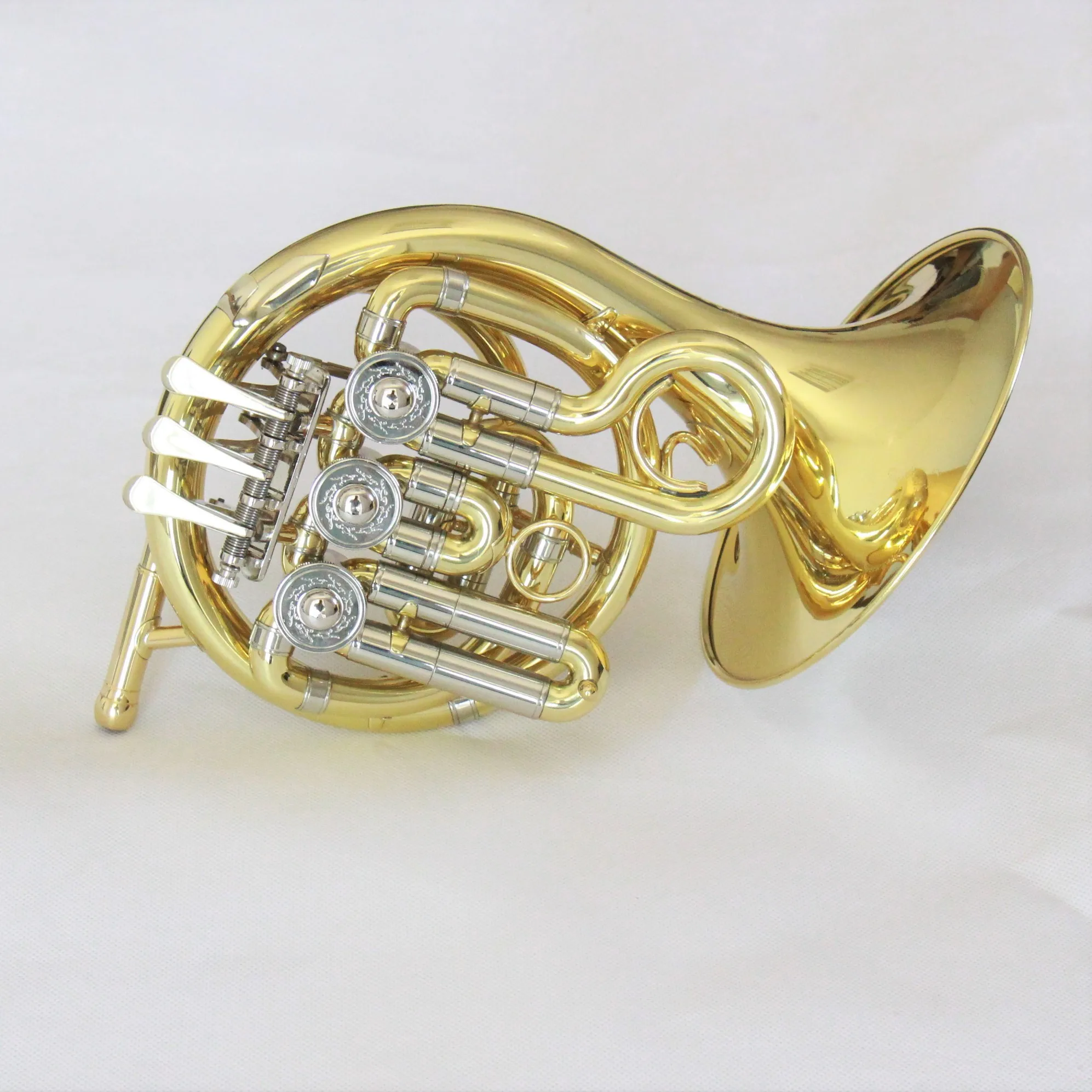 Wholesale french horn instrument special popular piccolo french horn for sale HIGH F key french horn