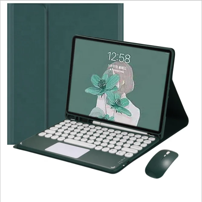 Чехол с клавиатурой и мышью для iPad 10 2 2019 2020 9 7 2017 2018 5 6 8 поколения Air 1 3 4 Pro