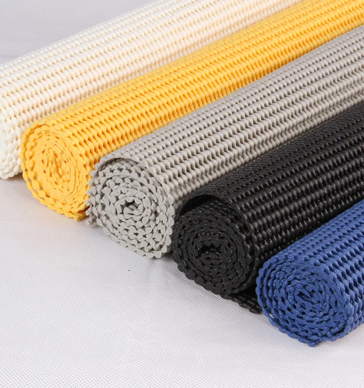 PVC Shelf Liner Premium Grip Liner Mat for Shelf Drawer Cabinet Non Adhesive Kitchen Shelf Liner Non-toxic Fridge Mat
