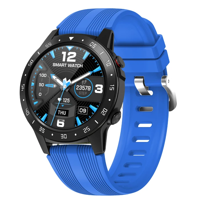
1.3 inch round screen SIM card slot sport waterproof GPS smart watch with heart rate monitor blood pressure 