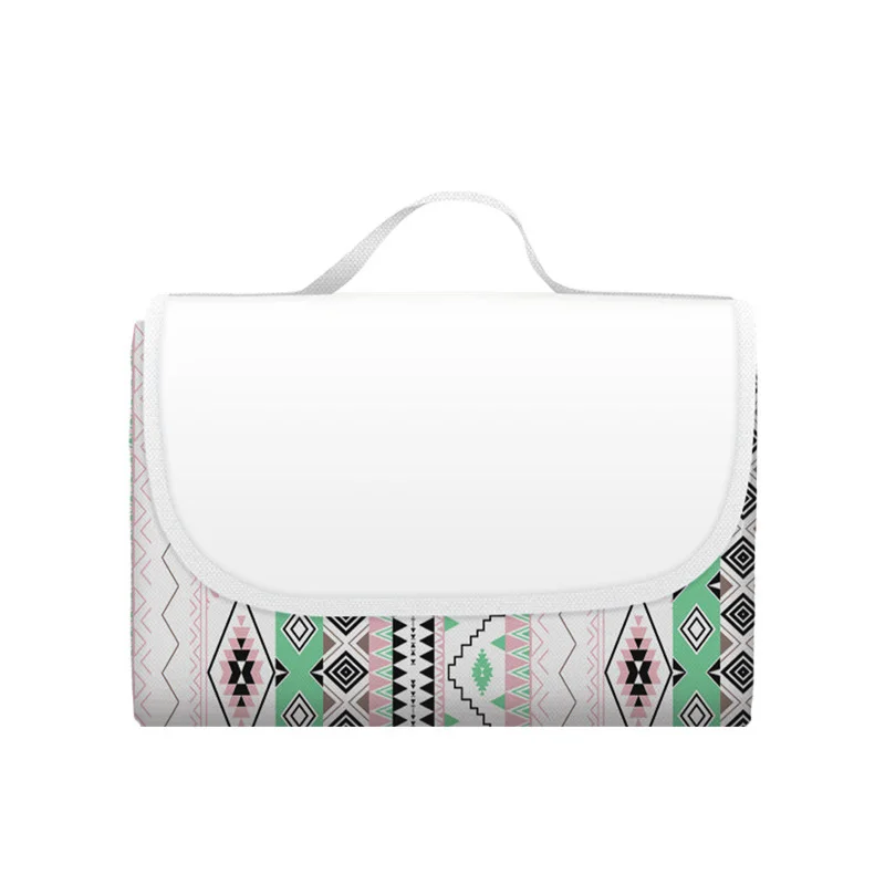 Manufacture Wholesale Directly Custom Logo Size Foldable Waterproof OxfordCloth Travel Picnic Beach Mat Picnic Blanket