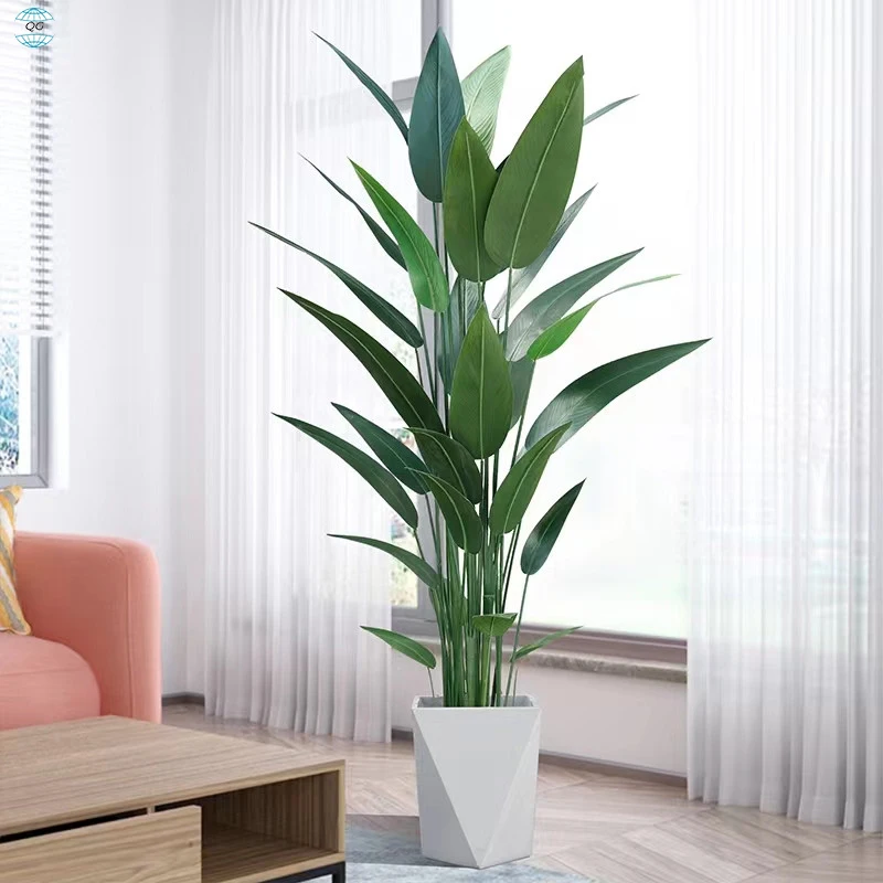 Wholesale Factory Price Green Artificial Plants in Pot Indoor Outdoor Decoration Artificial Plant Simulated Palm Tree