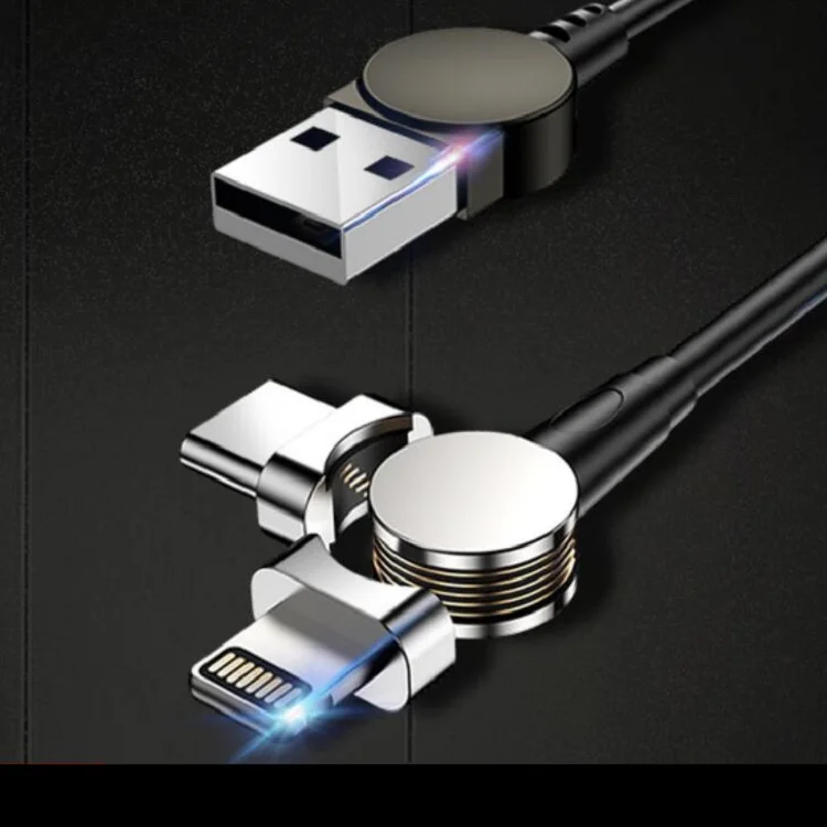 Высококачественный Магнитный кабель micro usb типа c с вращением на 360 градусов Частный