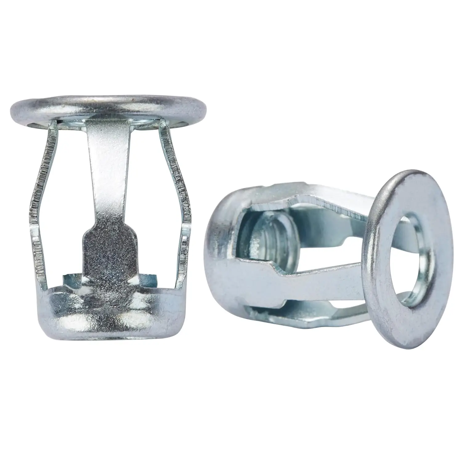 Hardboard Steel Zinc M8 Jack Nut Threaded Insert Petal Nuts