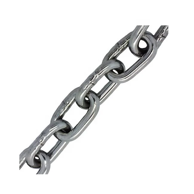 DIN766  Calibrated Anchor Link Chain Galvanized or Stainless Steel 304/316