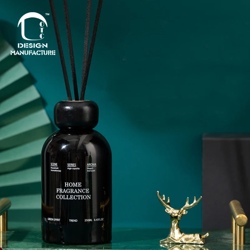 Private Label Wholesale Home Decor Fragrance 200ML Oil Aroma Reed Diffuser with Box