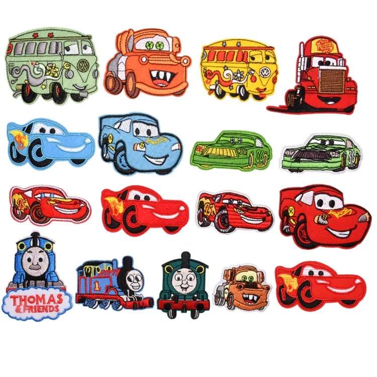 Various style of embroidered cartoon patches for children clothing