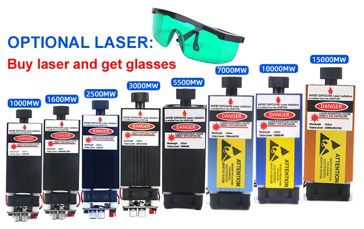 2 in 1 CNC 3018 Pro Max With USB Flash CNC Router For Bamboo Wood Acrylic PVC Plastic