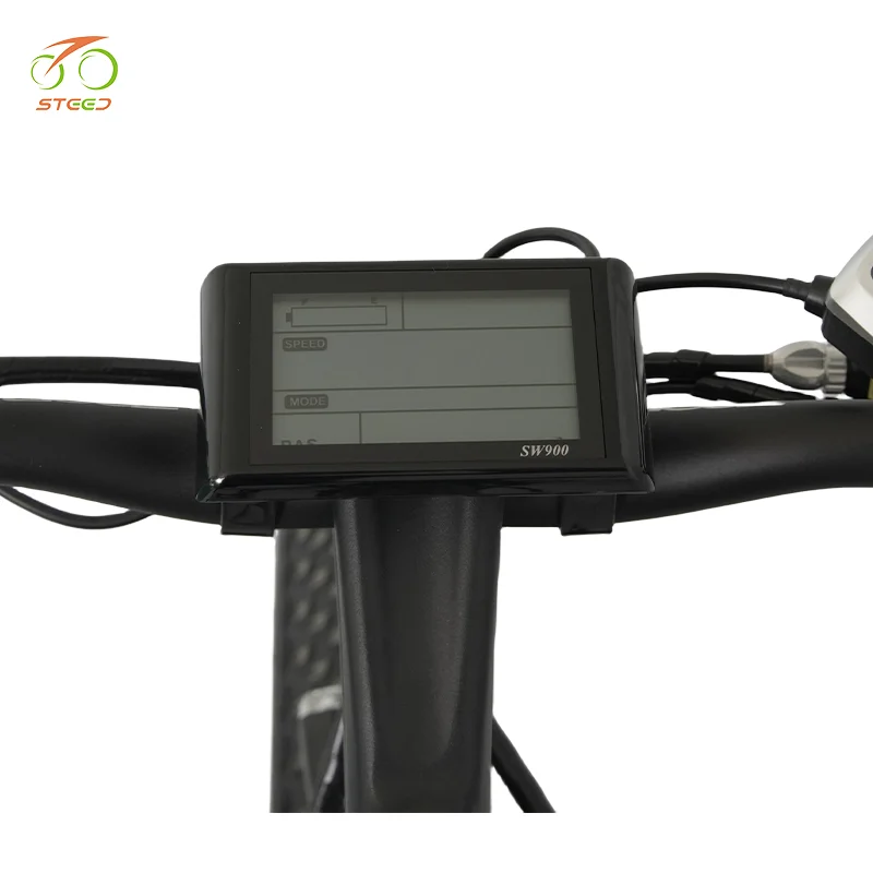 Steed mountain e-bike with dual battery electric foldable bicycle