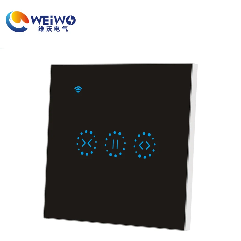 WiFi Roller Switch Shutter Switch WiFi Curtain Blinds Touch Switch Wall 3 years warranty CE certificate 220-250V