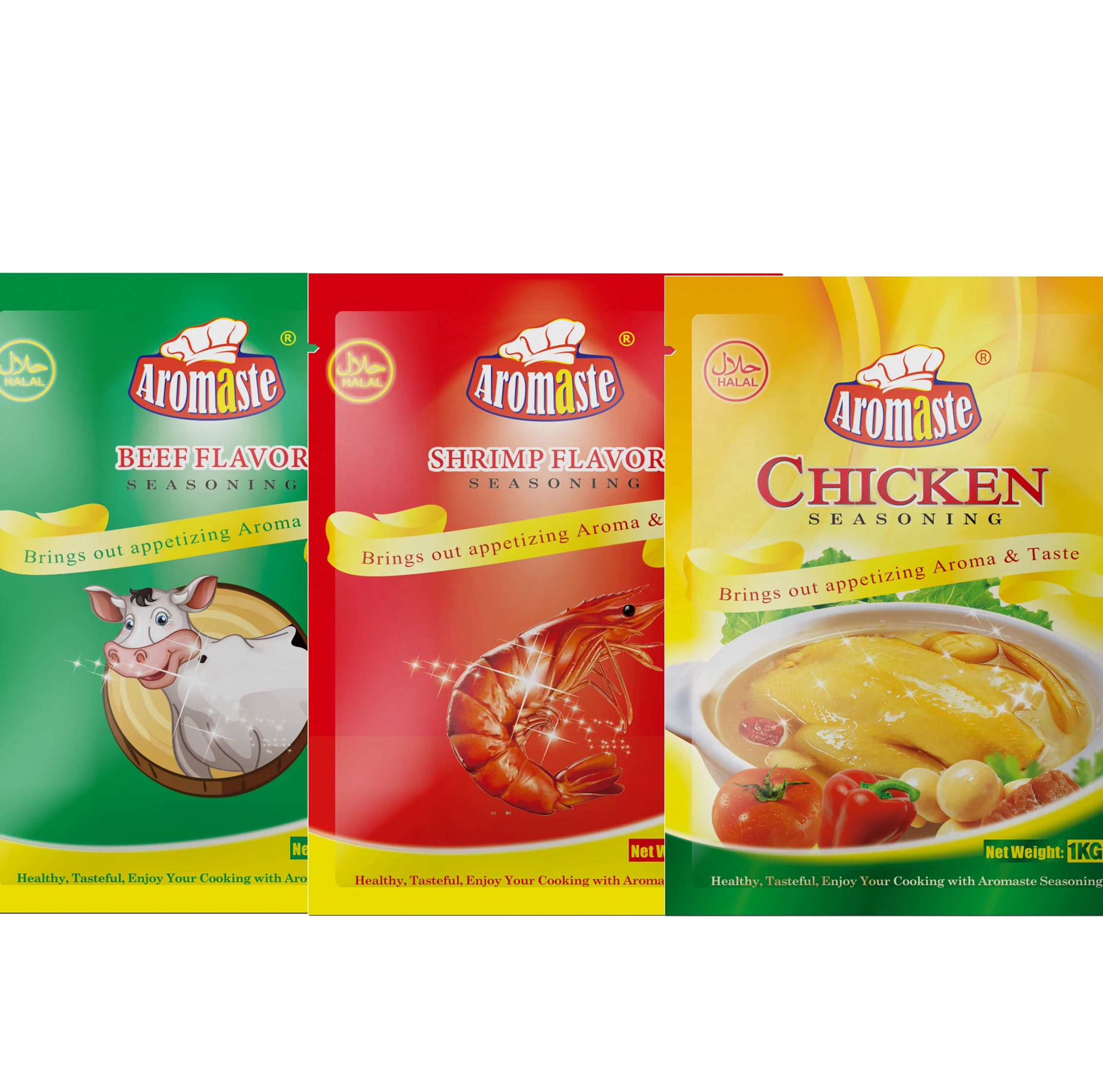 6 Kgs Packing Dried Chicken/Beef/Shrimp Seasoning Bouillon Powder