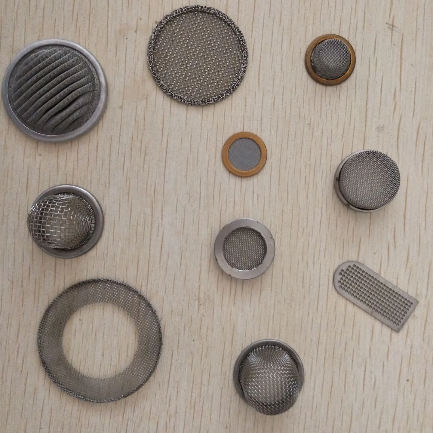 
Hot selling High Precision 10 15 20 Micron Round Stainless Steel Screen Filter Mesh Disc 