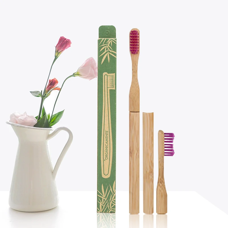 CE Approved Eco Friendly Biodegradable Disposable Customized Packing and Logo OEM Soft Charcoal Bristle Hotel Bamboo Toothbrush