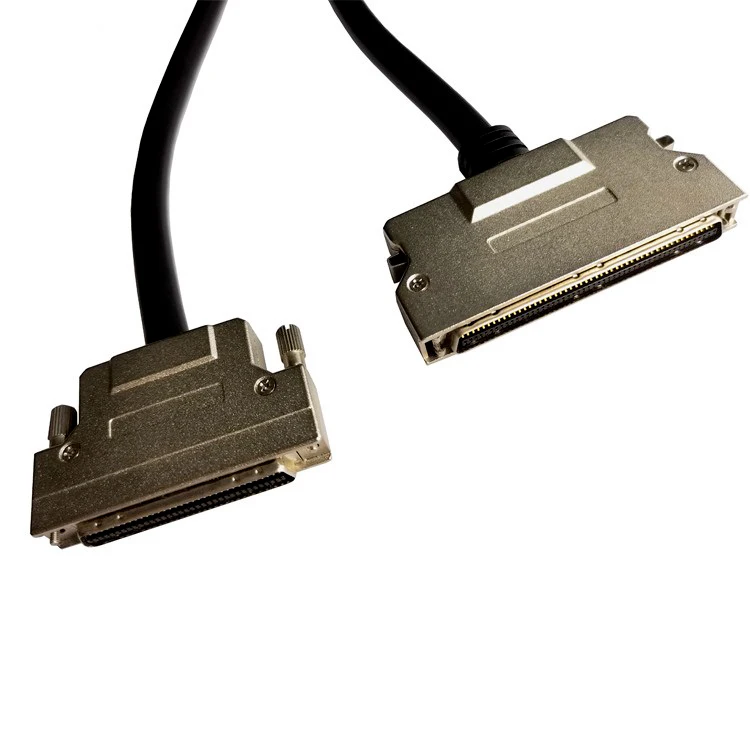 whole sale 68 ways HD68 pos female connector to DB68 pin female connector SCSI-III Shielded Cable