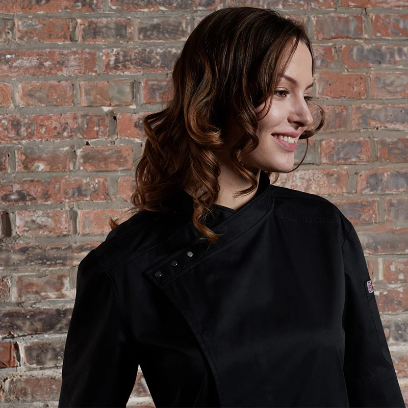 Checkedout short Sleeve cafe bar hotel fast food restaurant uniform Coat Jacket kitchen Chef Uniforms