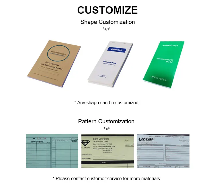 Perforated Carbonless Paper Duplicated Account Tax Invoice Book For Record