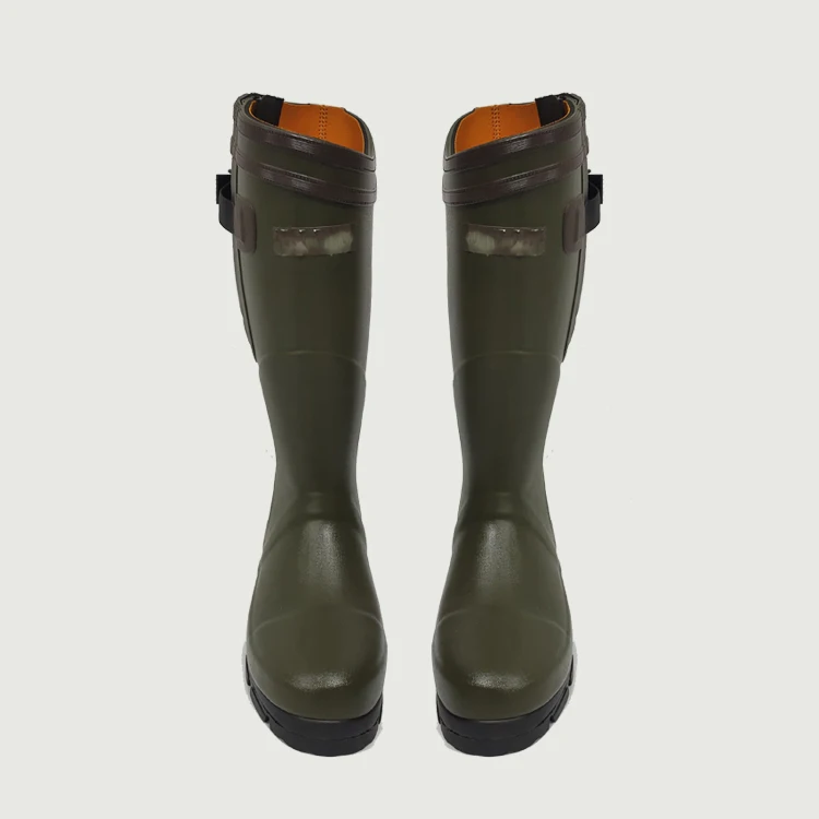 Four Seasons Durable High Quality Men Women Waterproof Rubber Hunting Rain Boots for Outdoor Activities
