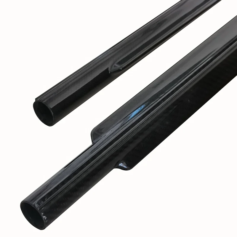 100% carbon fiber Round Cuttlefish shape carbon fiber barrel tubes