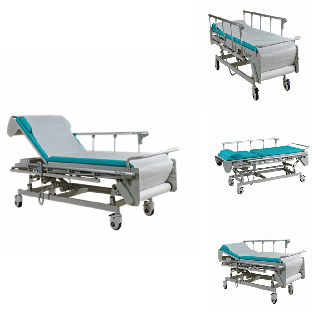 MY-R025A Electric lift examination bed Medical nursing bed stainless steel hospital bed