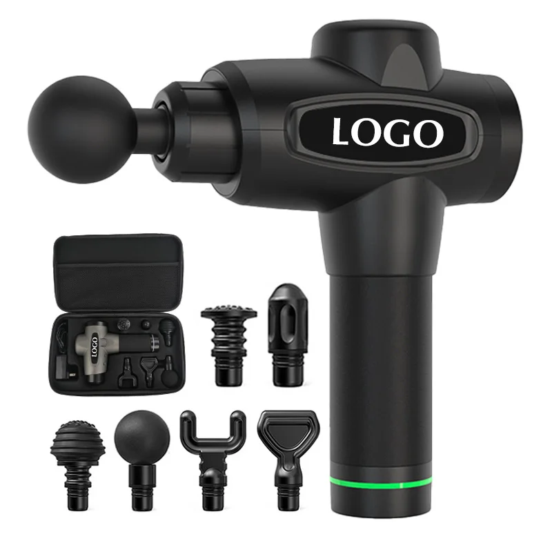 Sungpo Custom Logo Gym Sports Back Wireless Massage Gun 30 Speed Percussion New Heated Muscle Rotating Arm Deep Mini Massage Gun