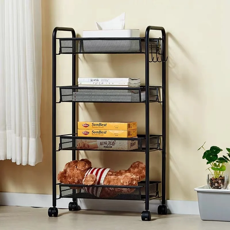 Factory Supply 3 Tier Platform Wire Shelf Attractive Price Wire Shelf Rack Sliding Shelves Trolley Cart
