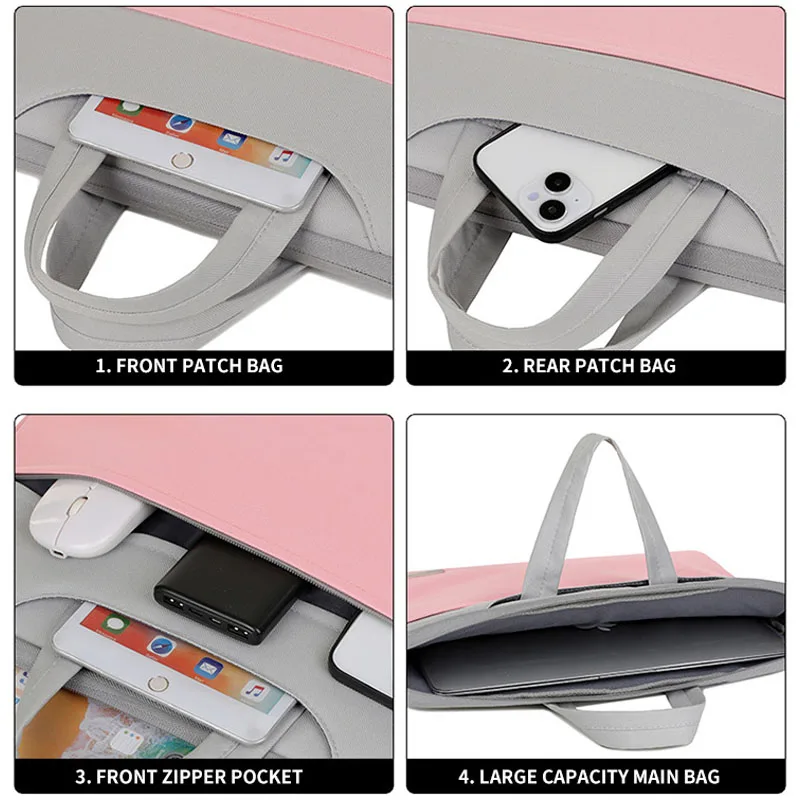 12 -15.6 inch laptop shoulder bag suitable computer waterproof Oxford Laptop Sleeve Case