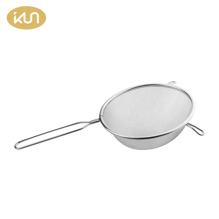 Baking Tools  Flour Colander Sifter Stainless Steel Fine Mesh Strainer For Kitchen