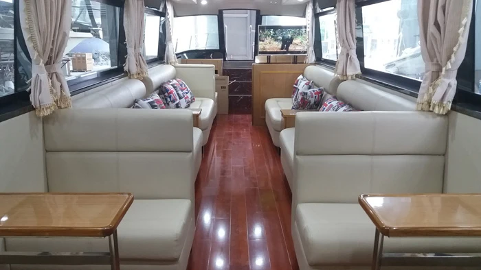 Grandsea 12.8m Fiberglass Diesel Small 26 Passenger  Dinner Cruise Boat