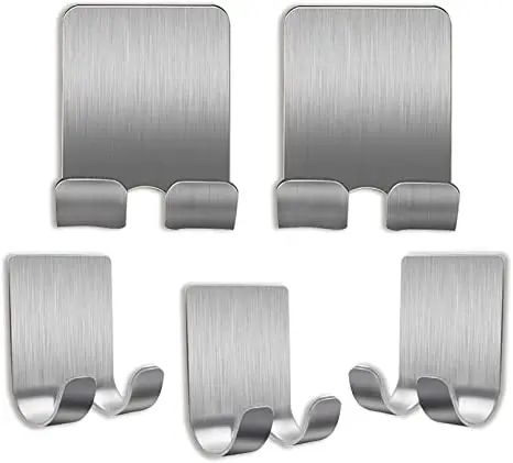 Heavy Duty Adhesive Hooks Towel Hook Stick on Hooks Wall Hangers