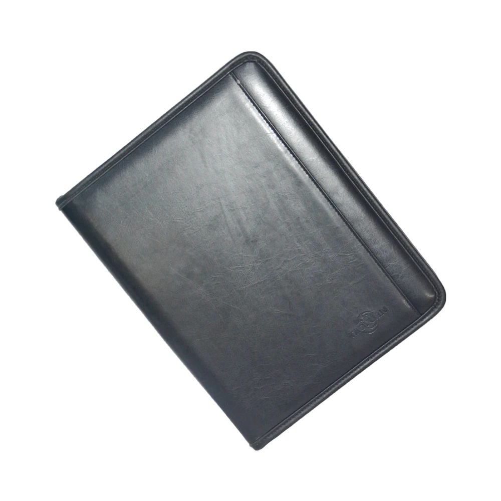 Business Padfolio and Key Case with PU Leather Folder Shape Presentation Folder for Filing Products