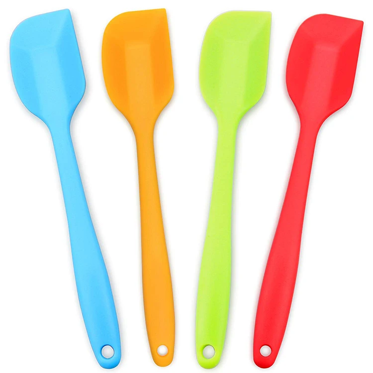 Colorful Nonstick Baking Cooking Utensil Silicone Spatula Baking & Pastry Tools Opp Bag or Custom Design Silicone Spatula 28 Cm