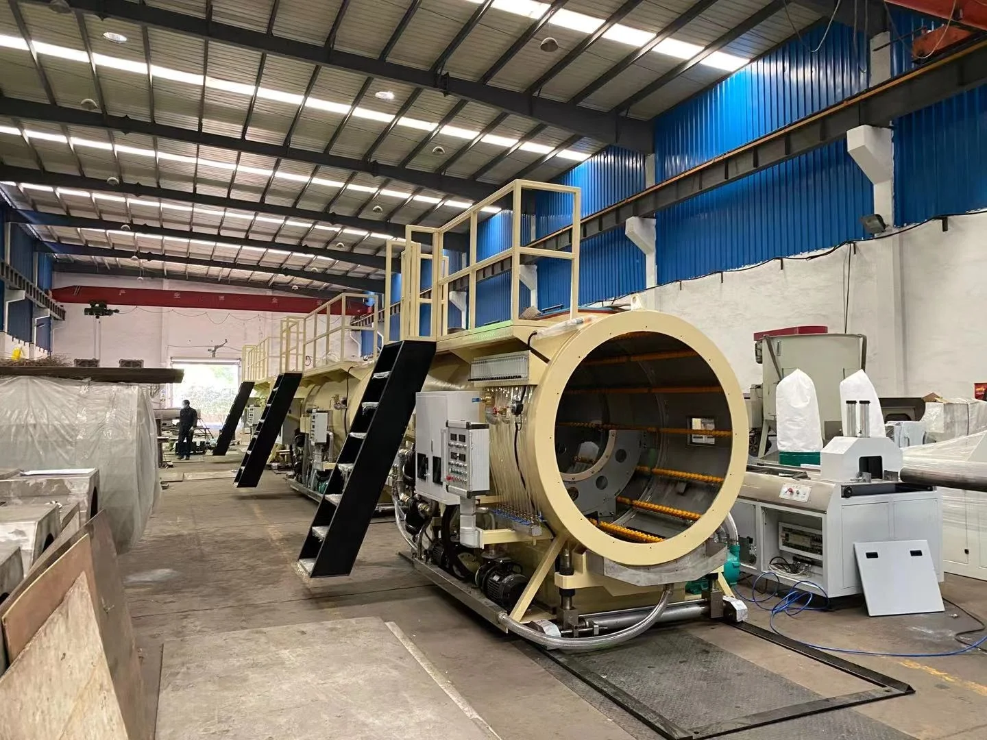 Good quality hdpe 160-315mm pipe line / 315-630mm HDPE pipe production line / hdpe pipe making machine