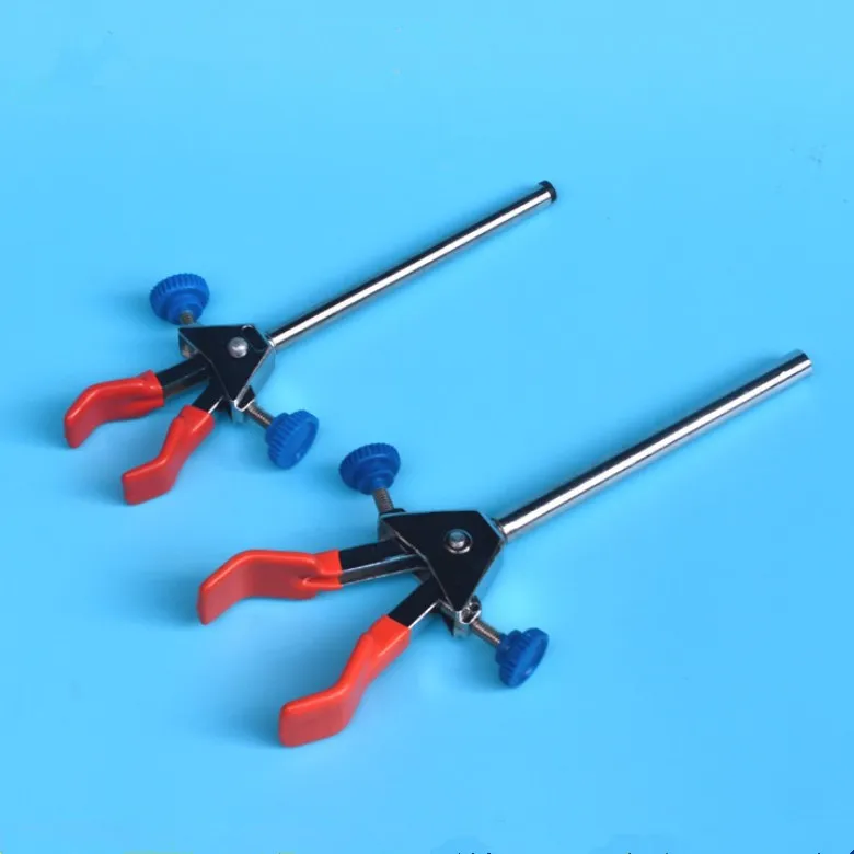 HAIJU LAB Two Prong Double Adjust Extension Laboratory Clamp
