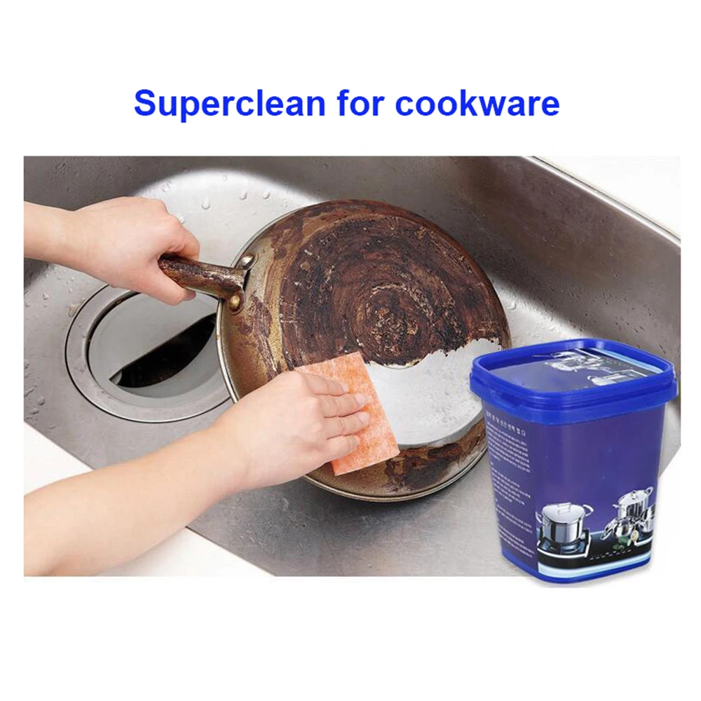 kitchen Stainless Steel Cookware Cleaning Paste with All