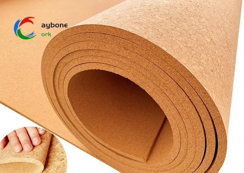 Eco-friendly Cork Floor Underlayment 2mm-10mm for home office kindergarten home decoration soundproof moisture-proof