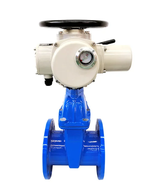 380V Motorized Electric Actuator Vanne Papillon Flange gate valves