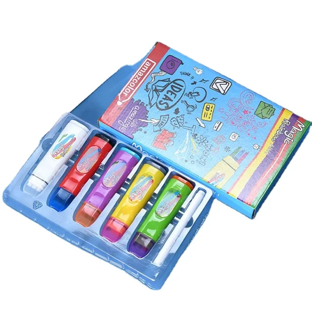 New fancy toy Three-line watercolor pen set Magic rainbow pen