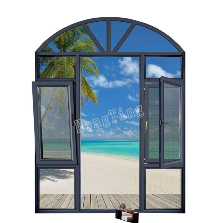 
replacement grey finish window sizes/ghana aluminum windows 